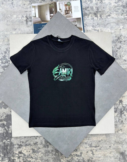 Amiri Leaf Oversized "California High Life" T-Shirts Men's Women's in 2 Colors Reps UK Best Quality Sale AAA Replica