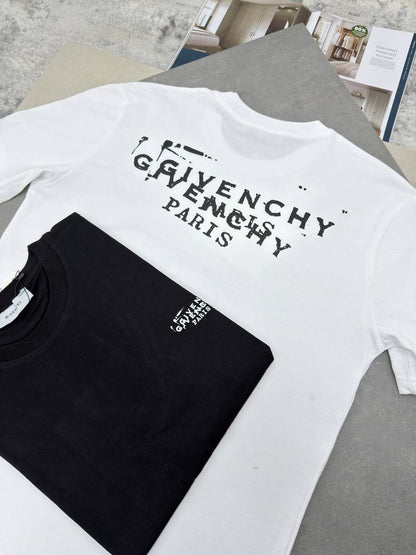 Givenchy Stamp Print Men's Women's T-Shirts in 2 Colors Reps Sale UK Best Quality AAA Replica