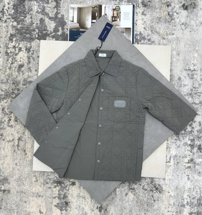 Dior Cannage Quilted Men's Overshirts in Different Colors Reps Sale UK Best Quality AAA Replica