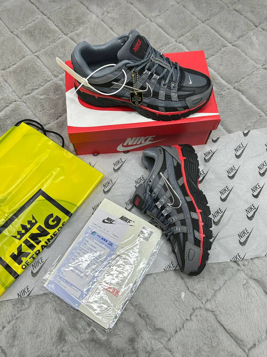 Nike P-6000 "Cool Grey/Black/University Red" IF6199-001 Trainers Men's Reps Sale UK Best Quality Replica