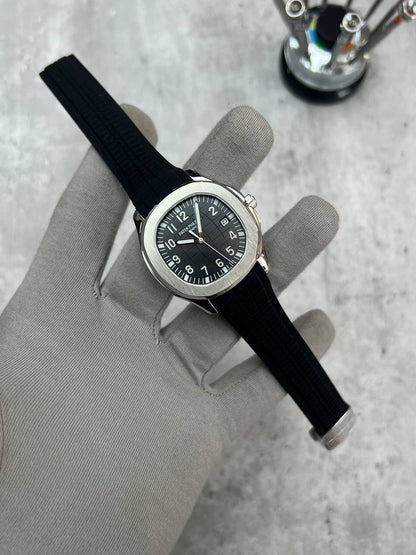 Patek Philippe Aquanaut 5167A-001 Men's Watch Stainless Steel Black Dial & Black Composite Strap UK Best Quality AAA Reps