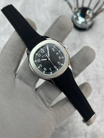 Patek Philippe Aquanaut 5167A-001 Men's Watch Stainless Steel Black Dial & Black Composite Strap UK Best Quality AAA Reps