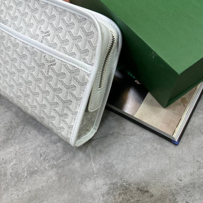 Goyard Jouvence MM Toiletry Bag Goyardine Canvas in Multiple Colors Reps Best Quality AAA Replica