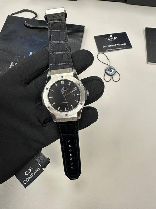Hublot Classic Fusion Titanium Men's Watch in Black Dial UK Replica AAA Best Quality Reps