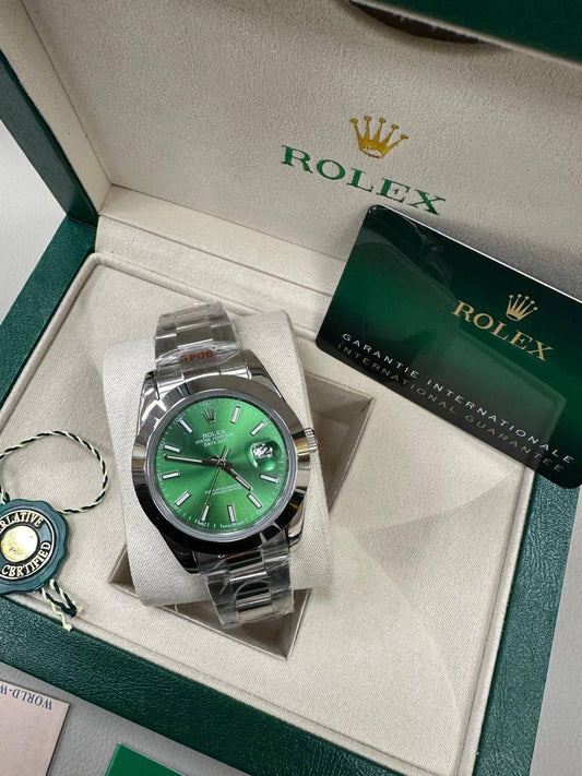 Rolex Datejust 41 Men's Watch Stainless Steel Oyster Case with Different Dial Colors UK Best Quality Reps AAA Replica