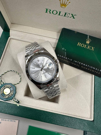 Rolex Datejust 41 Men's Watch Stainless Steel Oyster Case with Different Dial Colors UK Best Quality Reps AAA Replica