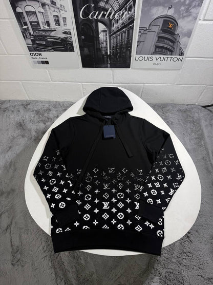 Louis Vuitton Monogram Gradient Hoodie Men's Women's in 2 Colors Reps UK Best Quality AAA Replica