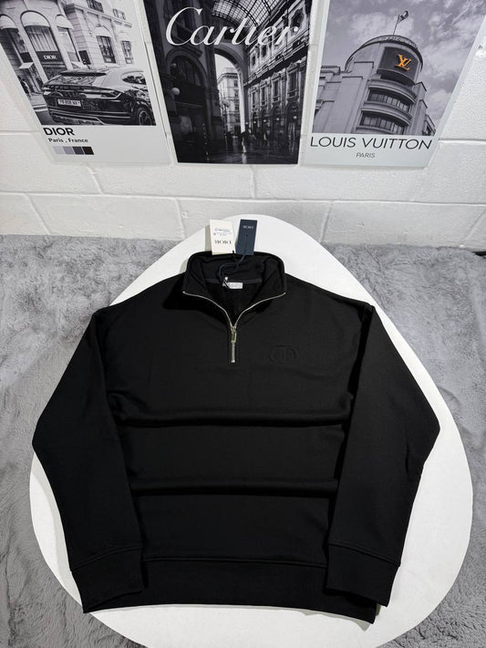 Dior CD Icon Half-Zip Jumpers Men's Women's in Different Colors Reps UK Best Quality AAA Replica