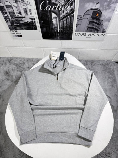 Dior CD Icon Half-Zip Jumpers Men's Women's in Different Colors Reps UK Best Quality AAA Replica