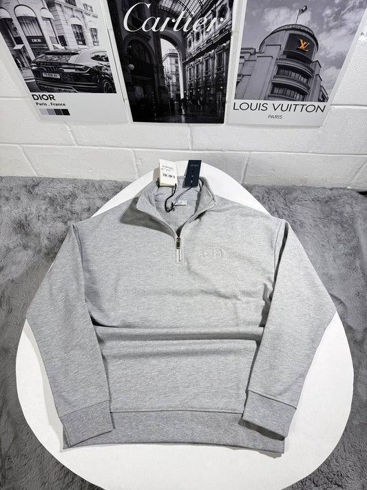 Dior CD Icon Half-Zip Jumpers Men's Women's in Different Colors Reps UK Best Quality AAA Replica