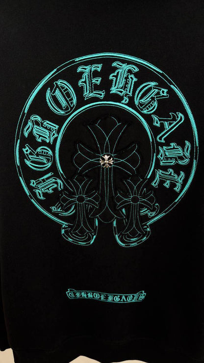 Chrome Hearts Full Zip Horseshoe Logo Hoodie Men's Women's in Black Color Reps Sale UK Best Quality AAA Replica