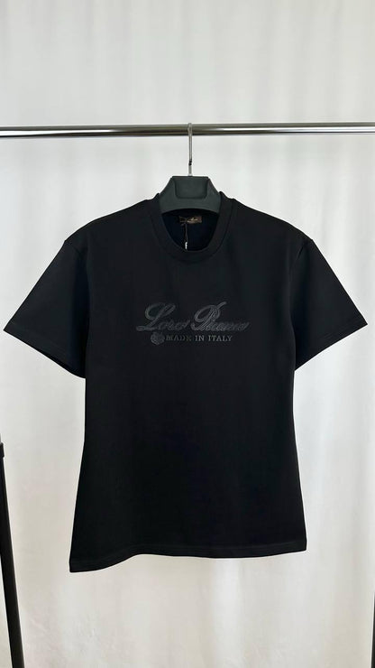 Loro Piana Embossed Logo Men's Women's T-Shirt in 2 Colors Reps UK Best Quality AAA Replica