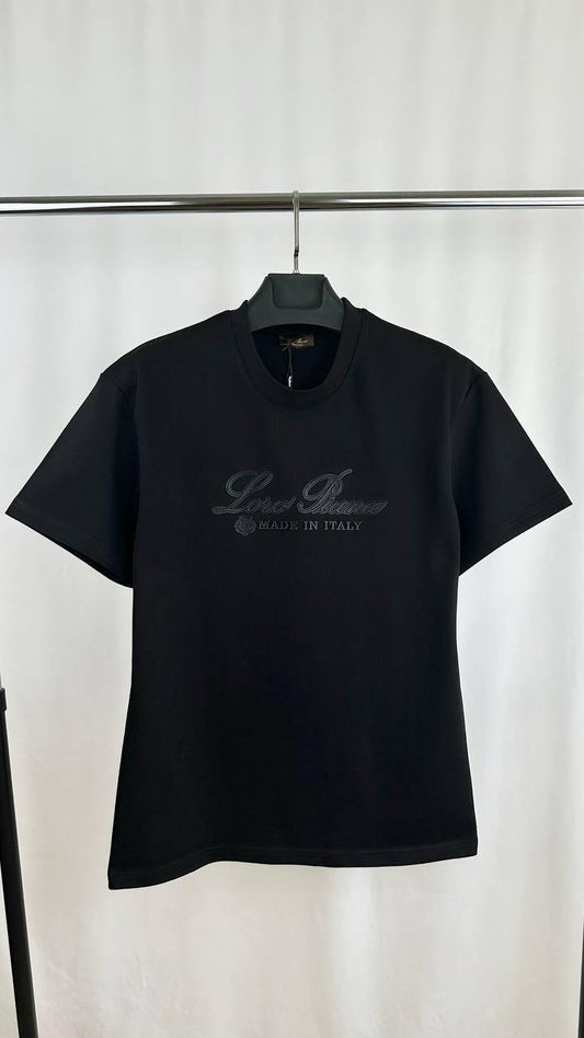 Loro Piana Embossed Logo Men's Women's T-Shirt in 2 Colors Reps UK Best Quality AAA Replica