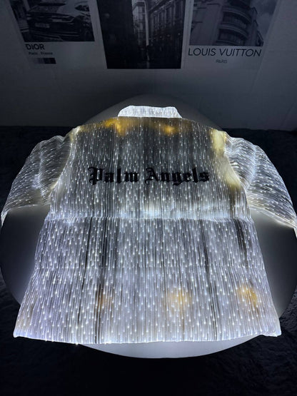 Moncler Maya 70 by Palm Angels Jackets Men's Women's in White Color Reps UK Sale Best Quality AAA Replica