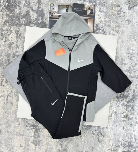 Nike Repel Miler Windrunner Tracksuit Men's in  Black/Smoke Grey Color Reps Sale UK Best Quality AAA Replica