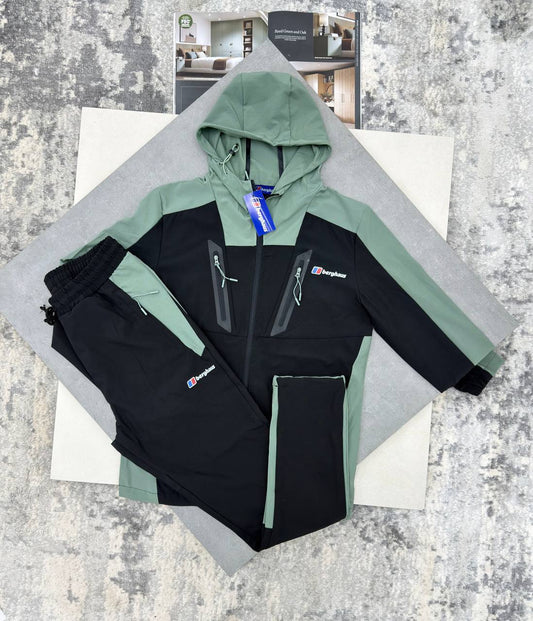 Berghaus Intervale Tech Tracksuits Mens in Green/Black Color Reps Sale UK Best Quality AAA Replica