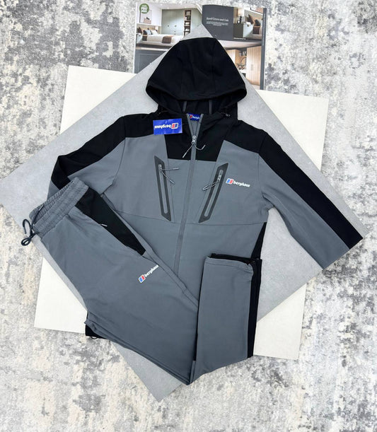 Berghaus Intervale Tech Tracksuits Mens in Grey/Black Color Reps Sale UK Best Quality AAA Replica