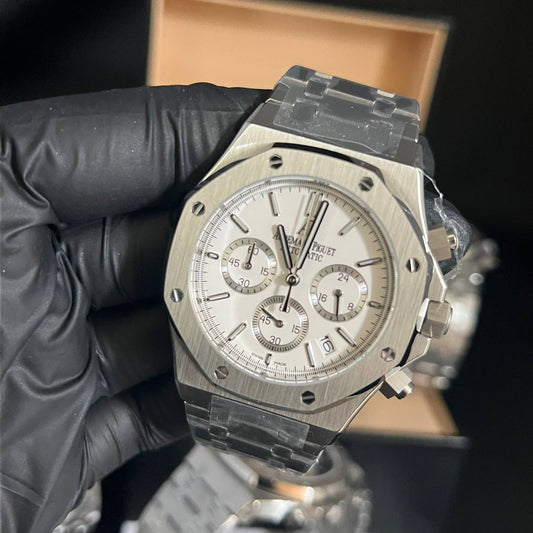 Audemars Piguet Royal Oak Chronograph 'White' Dial 26240ST Men's Watch Reps Sale UK Best Quality AAA Replica