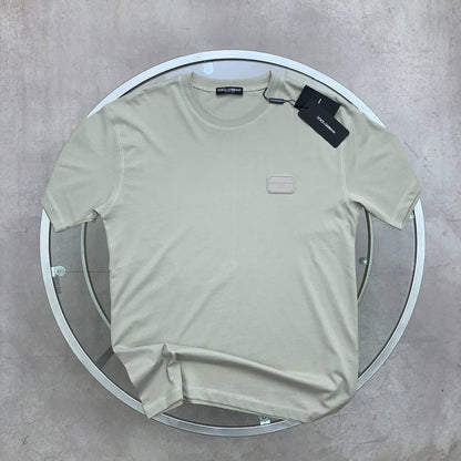 Dolce & Gabbana Logo-Plaque Men's Women's T-Shirts in Different Colors Reps Sale UK Best Quality Sale AAA Replica