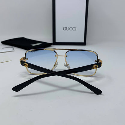 Gucci Square Rimless Metal Sunglasses Men's Women's Reps Sale UK Best Quality AAA Replica