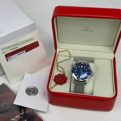 Omega Seamaster Diver James Bond 60th Anniversary Blue Dial 210.30.42.20.03.002 Men's Watch Reps UK Best Quality Sale AAA Replica