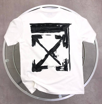 Off-White Men's Ink Arrow Slim Fit Men's Women's T-Shirts in 2 Colors Reps Sale UK Best Quality AAA Replica