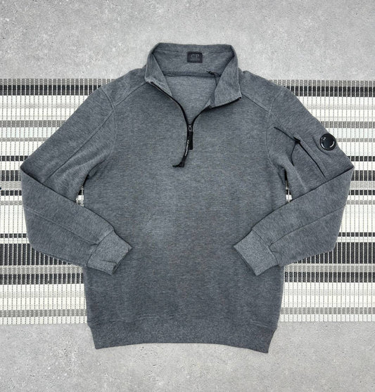 C.P. Company Lens Detail Sleeve Quarter-Zip Jumpers Men's Women's in Different Colors Reps UK Best Quality AAA Replica