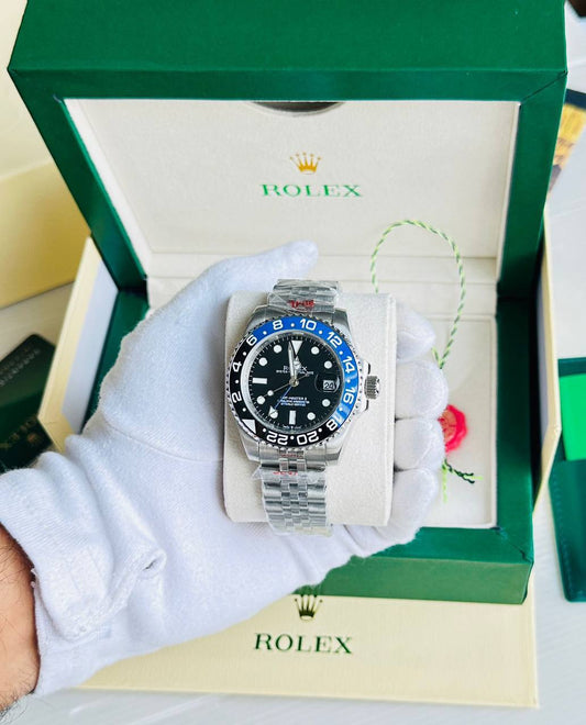 Rolex GMT-Master II Men's Watches "Batgirl" Black Dial Jubilee Bracelet UK Best Quality Reps Sale AAA Replica