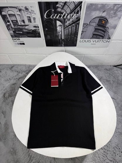 Gucci Contrast-Collar Logo Stretch Polo Shirts Men's in Different Colors Reps Sale UK Sale Best Quality AAA Replica