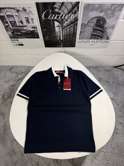 Gucci Contrast-Collar Logo Stretch Polo Shirts Men's in Different Colors Reps Sale UK Sale Best Quality AAA Replica