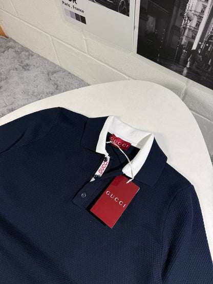 Gucci Contrast-Collar Logo Stretch Polo Shirts Men's in Different Colors Reps Sale UK Sale Best Quality AAA Replica