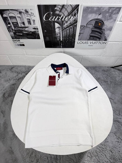 Gucci Contrast-Collar Logo Stretch Polo Shirts Men's in Different Colors Reps Sale UK Sale Best Quality AAA Replica