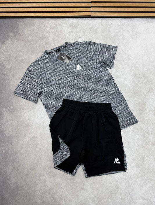 Montirex Trail 2.0 Activewear Running T-Shirts & Shorts Set in Grey Color Men's Reps Sale UK Best Quality AAA Replica