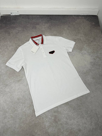 Givenchy Red Tipping Collar Logo-Patch Polo Shirts Men's in 2 Colors Reps Sale UK Best Quality AAA Replica