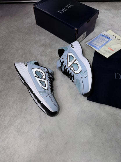 Dior B30 'Light Blue' Mesh and Technical Fabric Men's Trainers Reps Sale UK Best Quality AAA Replica
