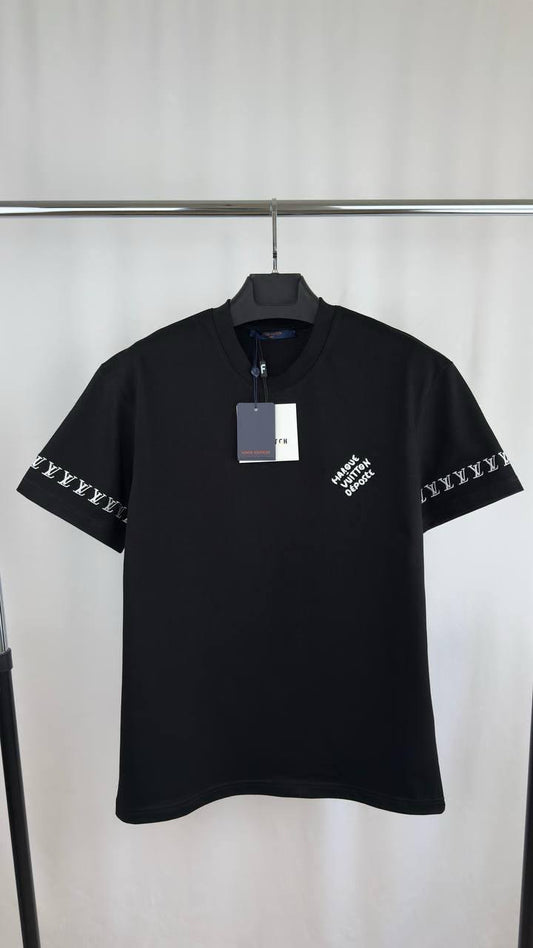 Louis Vuitton 'Marque L. Vuitton Déposée' Monogram Sleeves Cotton T-Shirts Men's Women's in Different Colors Reps Sale UK Best Quality AAA Replica