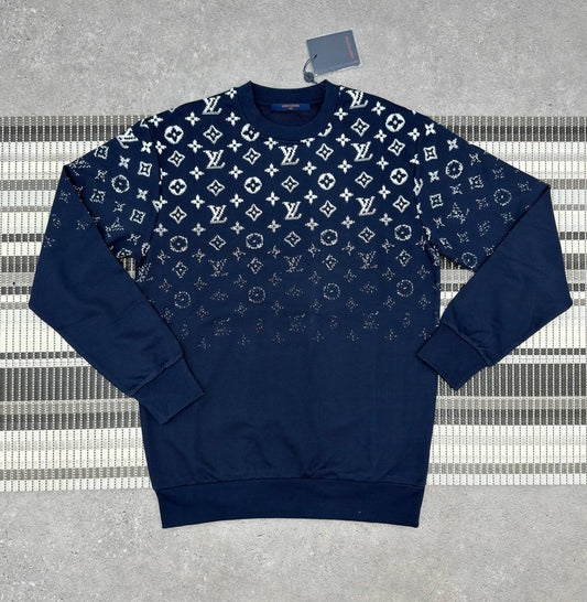 Louis Vuitton Gradient Monogram Crewneck Jumpers Men's Women's in Different Colors Reps UK Best Quality AAA Replica