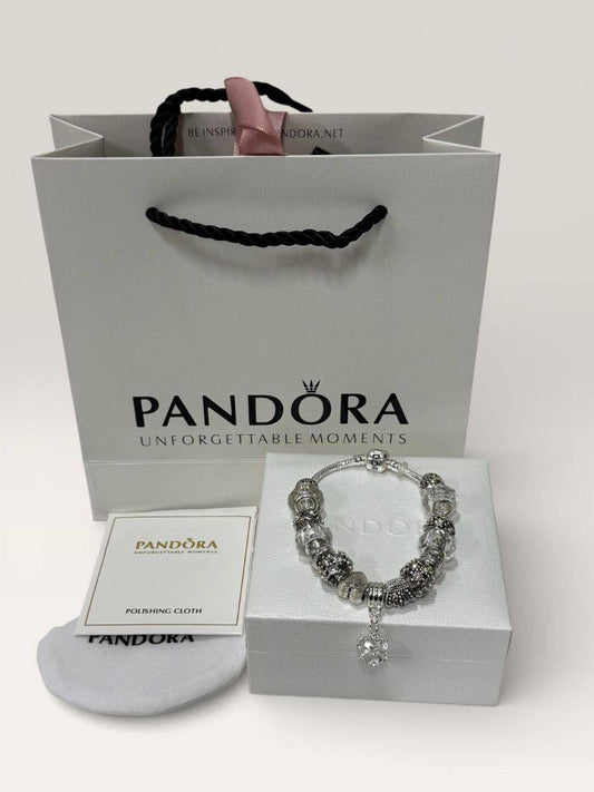 Pandora Shimmering Silver Charm Bracelet Women's Reps Sale UK Best Quality AAA Replica