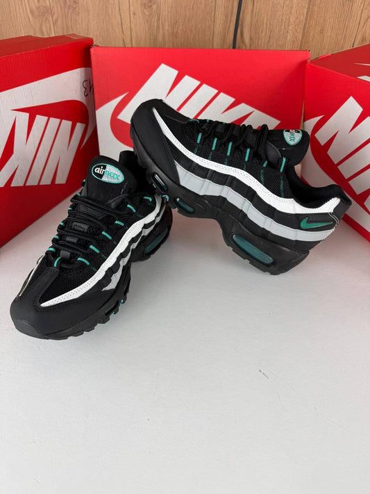 Nike Air Max 95 'Black Aurora Green' HV6062-001  Trainers Men's Reps Sale UK Best Quality AAA Replica