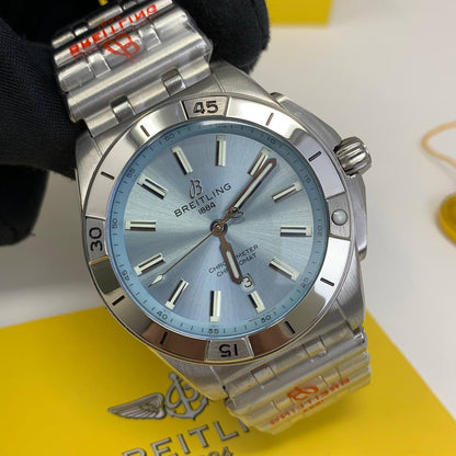 Breitling Chronomat Automatic GMT 40 Stainless Steel in Different Dial Colors Men's Watch UK Best Quality Reps AAA Replica