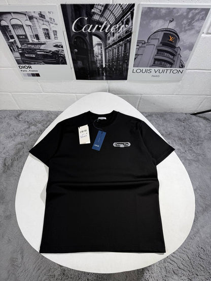Christian Dior Couture Relaxed-Fit Crewneck T-Shirts  in 2 Colors Men's Women's Reps Sale UK Best Quality Replica