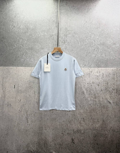 Moncler Classic Logo Patch Short Sleeve in Different Colors T-Shirt Men's Women's Reps Sale UK Best Quality Replica