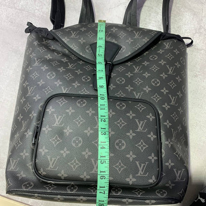 Louis Vuitton Montsouris Monogram Eclipse Canvas Backpack Men's Women's in Black Reps Sale Best Quality AAA Replica
