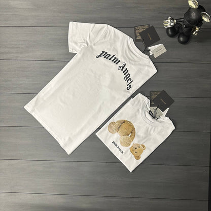 Palm Angels Bear Classic Short Sleeve Men's Women's T-Shirts in 2 Colors Reps Sale UK Best Quality AAA Replica
