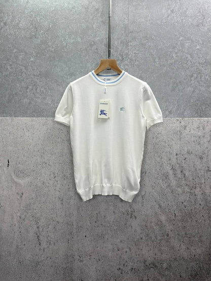 Burberry Equestrian Knight Design EKD Short Sleeve Knit Men's Women's T-Shirts in 2 Colors Reps Sale UK Best Quality AAA Replica