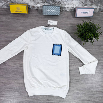Casablanca Degrade Logo Intarsia Crewneck Jumper Men's Women's in 2 Colors Reps UK Best Quality AAA Replica