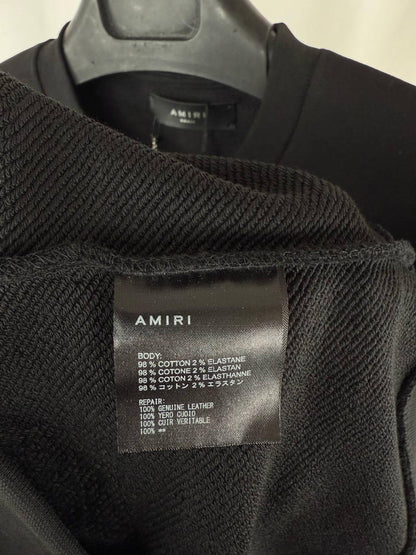 Amiri Varsity Style Embroidered "AMIRI" Logo Crewneck Men's Women's Jumpers in 2 Colors Reps UK Best Quality AAA Replica