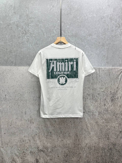 Amiri Vintage Crystal Lounge Men's Women's T-Shirts in 2 Colors Reps UK Best Quality AAA Replica