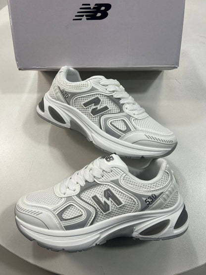 New Balance 530 "White Silver Grey" Retro Mesh Running MR530AD Women's Trainers Reps Sale UK Best Quality AAA Replica