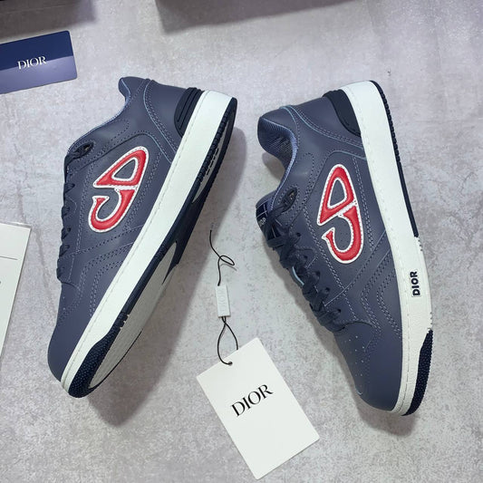Dior  B57 Low Sneakers Men's "Blue/Red" Reps Sale UK Best Quality AAA Replica